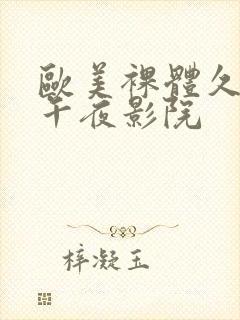 欧美裸体久久久午夜影院