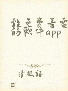 能免费看电视剧的软件app