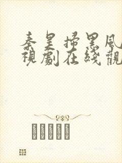 秦昊扫黑风暴电视剧在线观看免费完整版