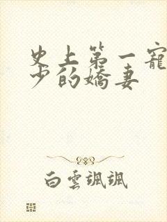 史上第一宠婚慕少的娇妻