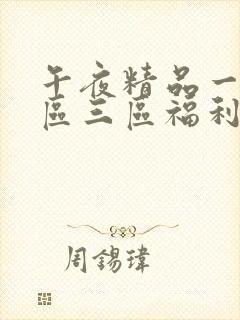 午夜精品一区二区三区福利视频