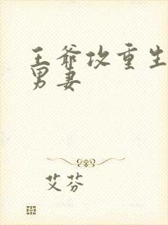 王爷攻重生宠溺男妻