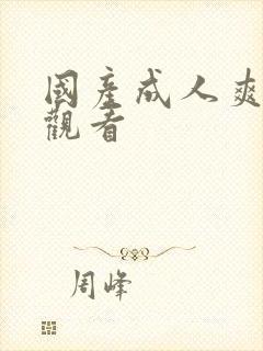 国产成人爽在线观看