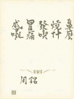 感冒发烧鼻塞喉咙痛吃什么药