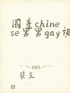 国产chinese男男gay视频网站