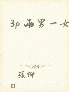 3p 两男一女