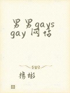 男男gays gay 网站