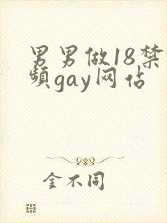 男男做18禁视频gay网站