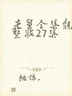 老舅全集观看完整版27集