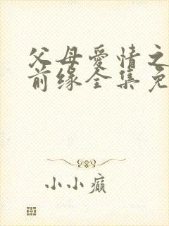 父母爱情之再续前缘全集免费观看