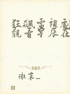 狂飙电视剧免费观看星辰在线播放