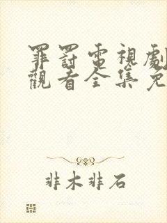 罪罚电视剧在线观看全集免费高清