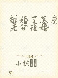 离婚了怎么挽回老公复婚