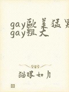 gay欧美猛男gay粗大