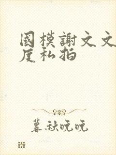 国模谢文文大尺度私拍