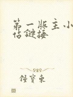第一版主小说网站链接