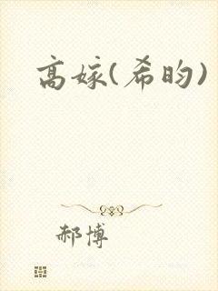 高嫁(希昀)封面