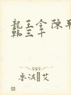 龙王令 陈平 韩三千