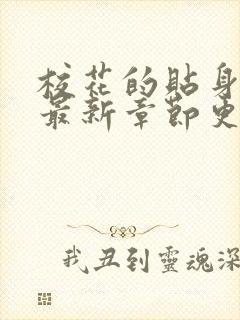 校花的贴身高手最新章节更新时间