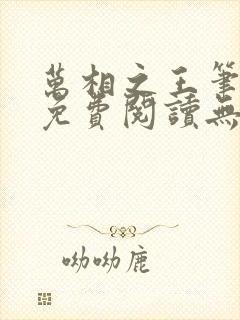 万相之王笔趣阁免费阅读无弹窗封面