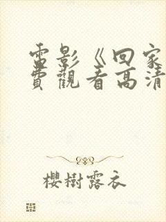 电影《回家》免费观看高清