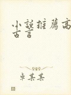 小说推荐高质量古言