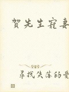 贺先生宠妻无度