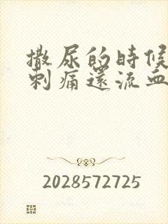 撒尿的时候尿道刺痛还流血