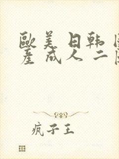 欧美 日韩 国产 成人 二区