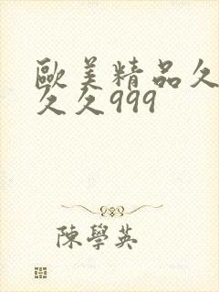 欧美精品久久久久久999