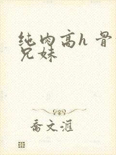 纯肉高h 骨科兄妹