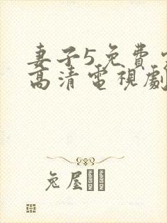 妻子5免费完整高清电视剧在线看