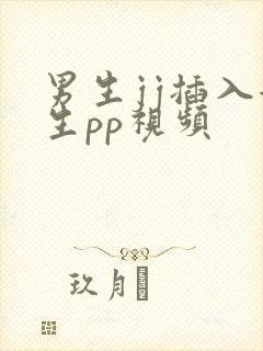 男生jj插入女生pp视频