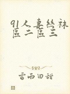 91人妻丝袜一区二区三封面