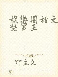 娱乐圈甜文推荐双男主