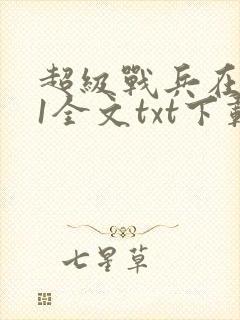 超级战兵在都市1全文txt下载封面