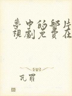 梦中的那片海电视剧免费在线观看