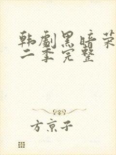 韩剧黑暗荣耀第二季完整