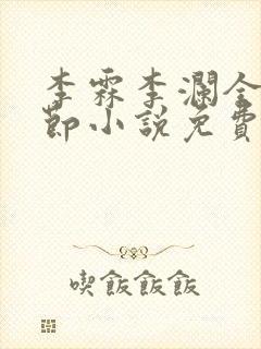 李霖李澜全部章节小说免费阅读笔趣阁