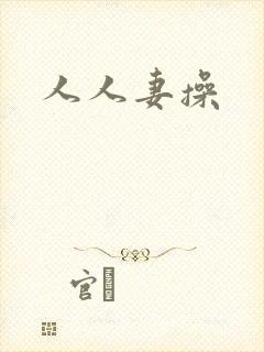 人人妻操
