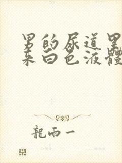 男的尿道里面出来白色液体是什么