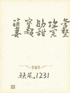 萌宝助攻爹地追妻超甜完整版