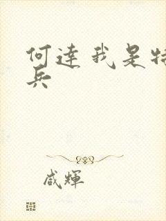 何达 我是特种兵