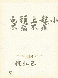 龟头上起小肉粒不痛不痒封面