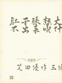 肚子胀想大便拉不出来吃什么药