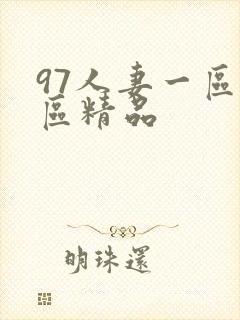 97人妻一区二区精品