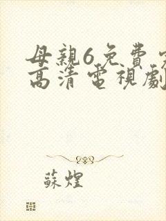 母亲6免费完整高清电视剧封面