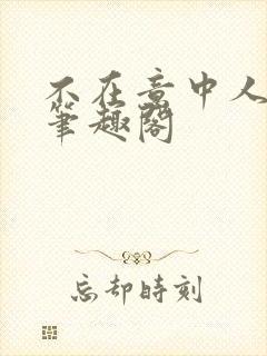 不在意中人小说笔趣阁