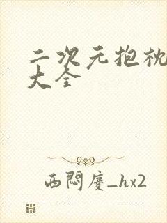 二次元抱枕原图大全