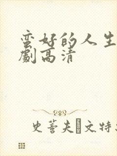 蛮好的人生电视剧高清封面